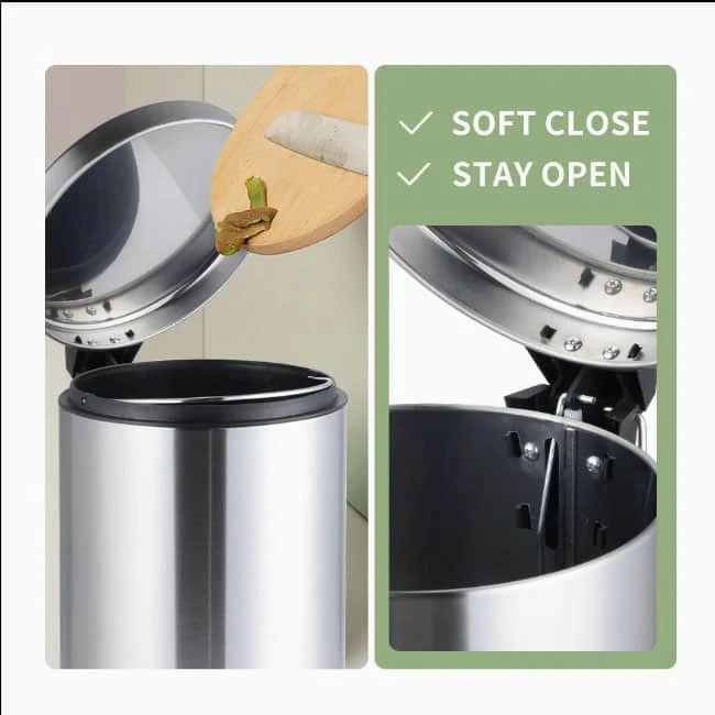 soft close stainless steel trash can soft close stainless steel trash can